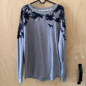 PINK Victoria’s Secret gray sweater